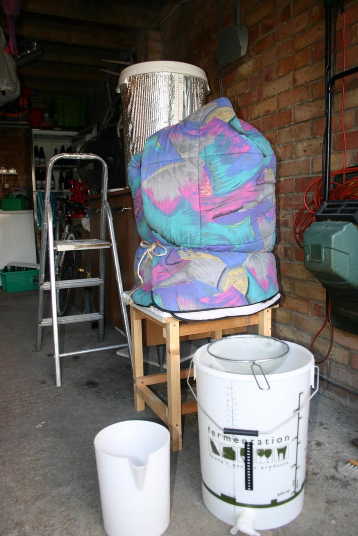 batch sparge equipment set up