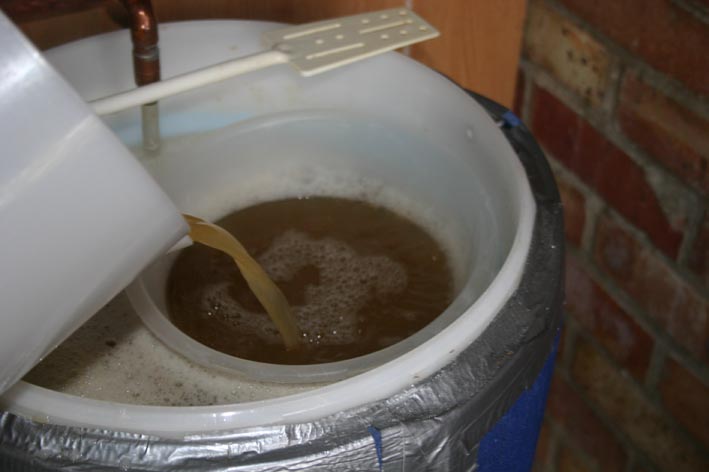 batch sparge recirculating wort to clarify