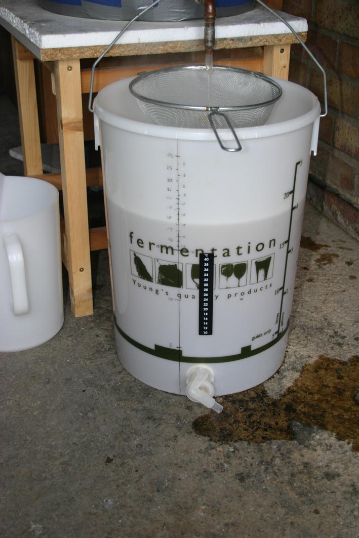 batch sparge collected runnings