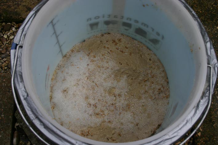 batch sparge empty mash tun