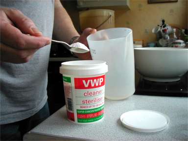 Homebrew steriliser